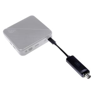 HOMATICS δέκτης κεραίας DVBT2TUNER για TV Box, DVB-T2, USB-C, μαύρος | Εικόνα & Ήχος | elabstore.gr