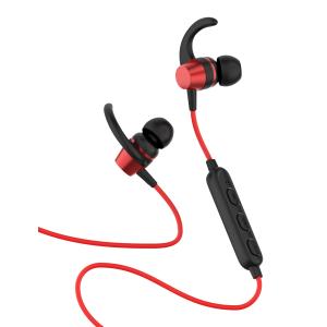 YISON earphones E14 με μαγνήτη, Bluetooth, 10mm, 65mAh, κόκκινα | Αξεσουάρ κινητών | elabstore.gr