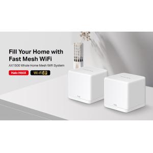 MERCUSYS Mesh WiFi 6 System Halo H60X, 1500Mbps Dual Band, 2τμχ, V.1.0 | Δικτυακά | elabstore.gr