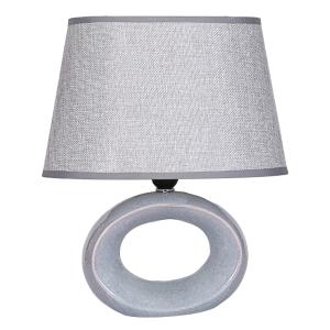 POWERTECH επιτραπέζιο φωτιστικό HLL-0136, E27, κεραμική βάση, μπλε/γκρι | Φωτισμός | elabstore.gr