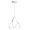 POWERTECH LED φωτιστικό οροφής HLL-0144, 25W, 4000K, Φ40cm, 1m, λευκό | Φωτισμός | elabstore.gr