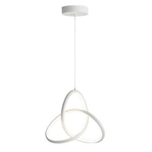 POWERTECH LED φωτιστικό οροφής HLL-0144, 25W, 4000K, Φ40cm, 1m, λευκό | Φωτισμός | elabstore.gr