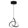 POWERTECH LED φωτιστικό οροφής HLL-0145, 25W, 4000K, Φ40cm, 1m, μαύρο | Φωτισμός | elabstore.gr