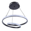 POWERTECH LED φωτιστικό οροφής HLL-0154, 25W, 4000K, Φ40cm, 1m, μαύρο | Φωτισμός | elabstore.gr