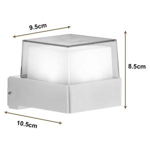 POWERTECH LED φωτιστικό τοίχου HLL-0156, 7W, 4000K, 560lm, IP65, λευκό | eLabstore.gr POWERTECH LED φωτιστικό τοίχου HLL-0156, 7W, 4000K, 560lm, IP65, λευκό | Φωτισμός | elabstore.gr