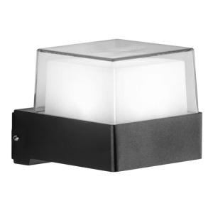 POWERTECH LED φωτιστικό τοίχου HLL-0157, 7W, 4000K, 560lm, IP65, μαύρο | Φωτισμός | elabstore.gr