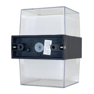 POWERTECH LED φωτιστικό τοίχου HLL-0159, 14W, 4000K, 1120lm, IP65, μαύρο | Φωτισμός | elabstore.gr