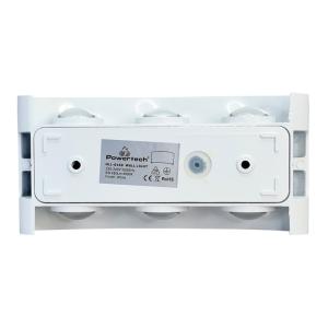 POWERTECH LED φωτιστικό τοίχου HLL-0160, 6W, 4000K, 480lm, IP65, λευκό | eLabstore.gr