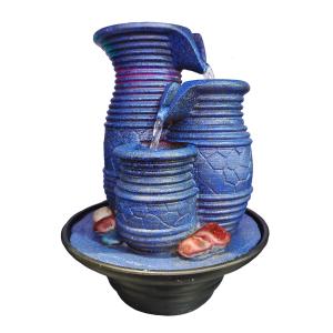 HOME USE διακοσμητικό συντριβάνι HUH-0169, φωτιζόμενο, 22x22x29cm | Οικιακός εξοπλισμός | elabstore.gr