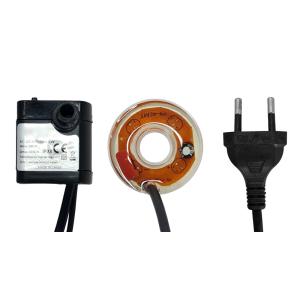 HOME USE διακοσμητικό συντριβάνι HUH-0173, φωτιζόμενο, 18x18x30cm | Οικιακός εξοπλισμός | elabstore.gr