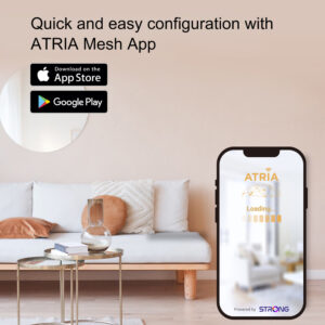 STRONG WiFi Mesh Home Kit ATRIA 2100, 2100Mbps Dual Band, 2τμχ | Δικτυακά | elabstore.gr