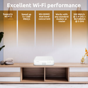 STRONG WiFi Mesh Home Kit ATRIA 1200 V2, 1200Mbps Dual Band, 3τμχ | Δικτυακά | elabstore.gr