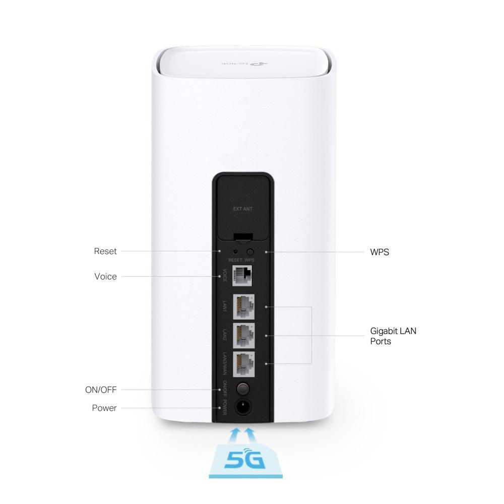 TP-LINK Router NX510V με θύρα τηλεφώνου, 5G, WiFi 6, 3000Mbps, V.1.0 | eLabstore.gr TP-LINK Router NX510V με θύρα τηλεφώνου, 5G, WiFi 6, 3000Mbps, V.1.0 - Image 6