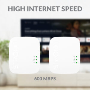 STRONG Powerline Kit POWERL600DUOMINI, 600Mbps, 2τμχ | Δικτυακά | elabstore.gr