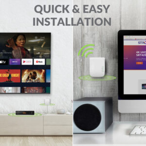STRONG Powerline Kit POWERLWF600DUOMINI, 600Mbps, 300Mbps WiFi, 2τμχ | Δικτυακά | elabstore.gr