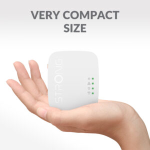 STRONG Powerline Kit POWERLWF600DUOMINI, 600Mbps, 300Mbps WiFi, 2τμχ | Δικτυακά | elabstore.gr