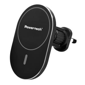 POWERTECH ασύρματος φορτιστής & βάση αυτοκινήτου PT-1241, 15W, μαύρος | Αξεσουάρ κινητών | elabstore.gr