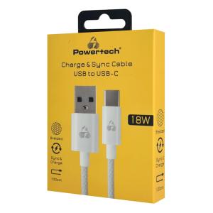 POWERTECH καλώδιο USB-C σε USB PTR-0184, 18W, 480Mbps, 1m, λευκό | eLabstore.gr POWERTECH καλώδιο USB-C σε USB PTR-0184, 18W, 480Mbps, 1m, λευκό | Καλώδια - Αντάπτορες | elabstore.gr