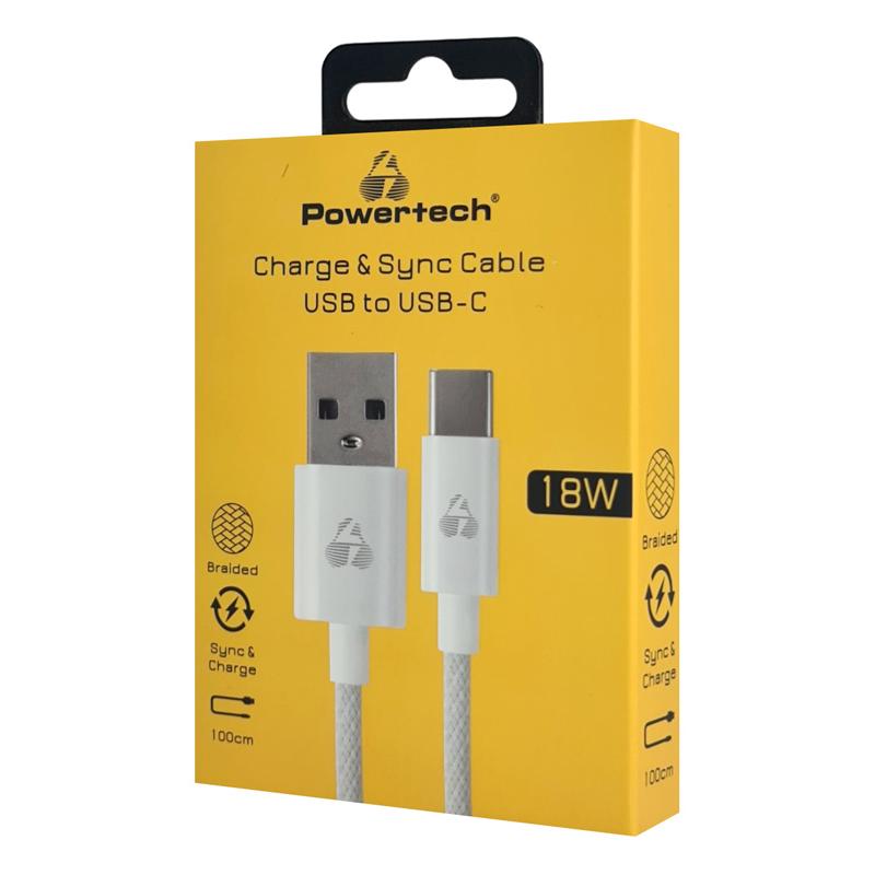 POWERTECH καλώδιο USB-C σε USB PTR-0184, 18W, 480Mbps, 1m, λευκό | eLabstore.gr POWERTECH καλώδιο USB-C σε USB PTR-0184, 18W, 480Mbps, 1m, λευκό | Καλώδια - Αντάπτορες | elabstore.gr