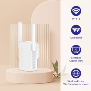 STRONG WiFi Extender REPEATERAX1800, WiFi 6, 1800Mbps | Δικτυακά | elabstore.gr