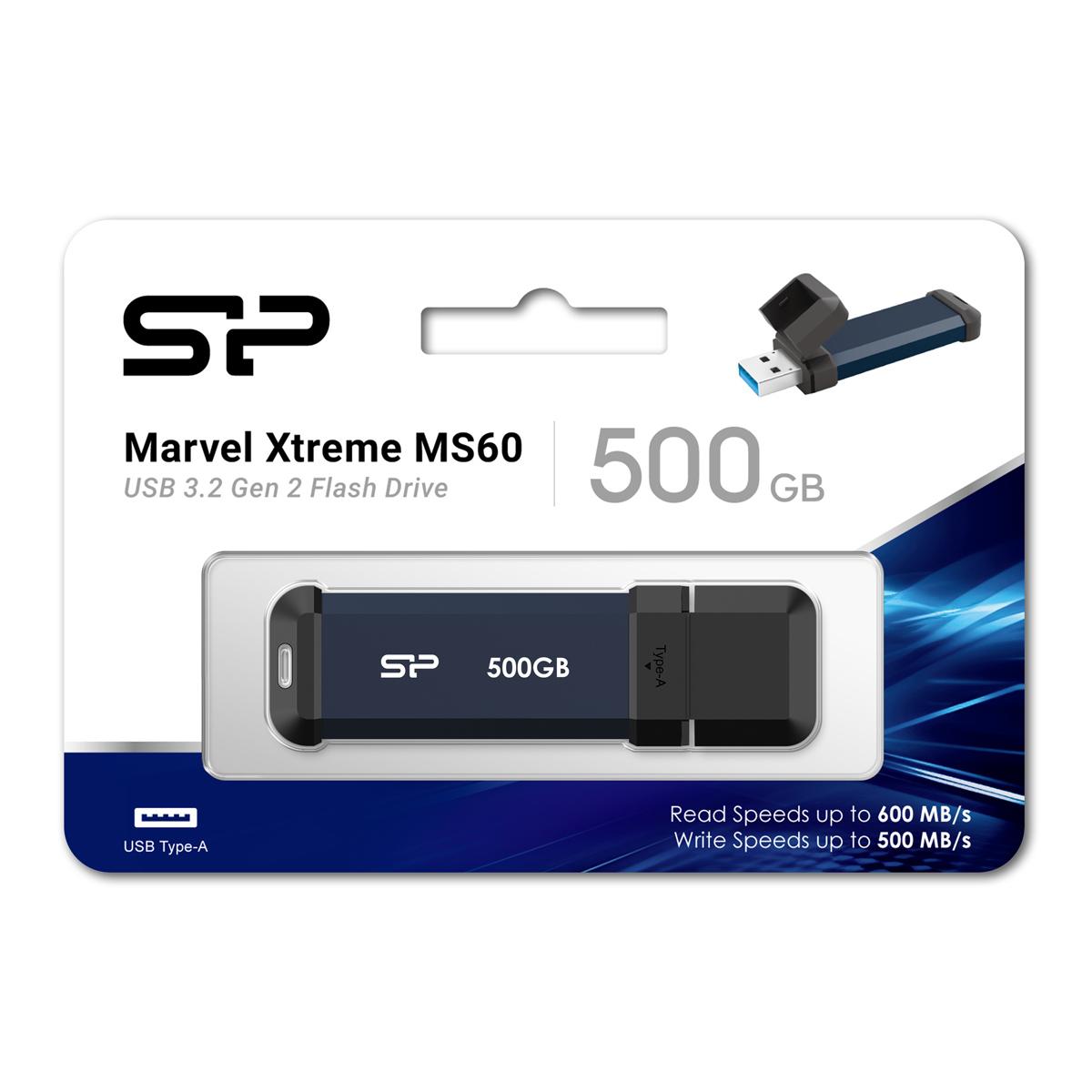 SILICON POWER εξωτερικός SSD Marvel Xtreme MS60, 500GB, USB 3.2, μπλε | eLabstore.gr SILICON POWER εξωτερικός SSD Marvel Xtreme MS60, 500GB, USB 3.2, μπλε | PC & Αναβάθμιση | elabstore.gr