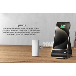 SILICON POWER power bank QD50, USB-C, 5000mAh, 20W PD, λευκό | Αξεσουάρ κινητών | elabstore.gr