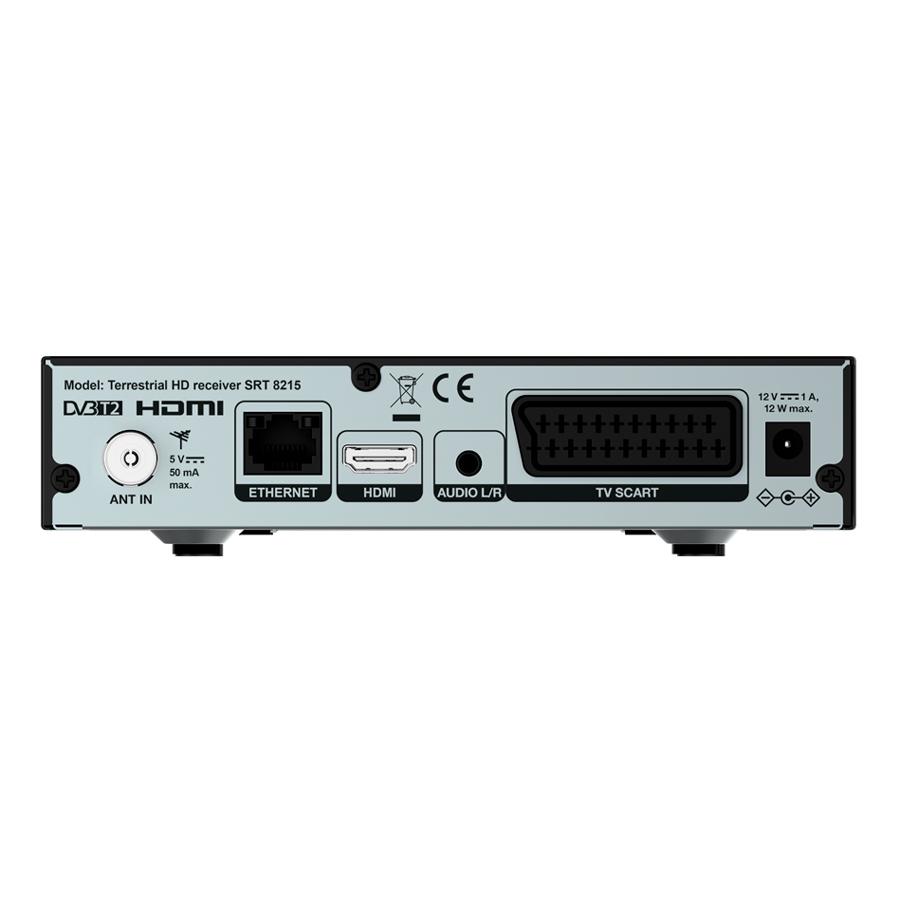 STRONG ψηφιακός δέκτης SRT8215 με τηλεχειριστήριο, DVB-T2, HEVC | eLabstore.gr STRONG ψηφιακός δέκτης SRT8215 με τηλεχειριστήριο, DVB-T2, HEVC | Εικόνα & Ήχος | elabstore.gr