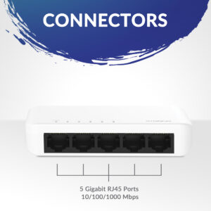 STRONG switch SW5000P, 5x Gigabit θύρες, 1000Mbps | Δικτυακά | elabstore.gr