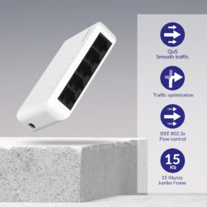 STRONG switch SW5000P, 5x Gigabit θύρες, 1000Mbps | Δικτυακά | elabstore.gr