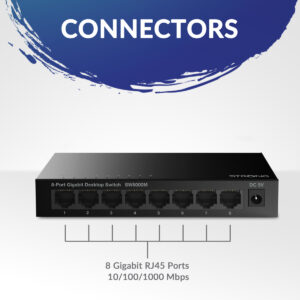 STRONG switch SW5000M, 8x Gigabit θύρες, 1000Mbps | Δικτυακά | elabstore.gr