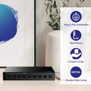 STRONG switch SW5000M, 8x Gigabit θύρες, 1000Mbps | Δικτυακά | elabstore.gr