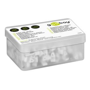 GOOBAY ρόκα στήριξης καλωδίων 17077, 5mm, λευκό, 100τμχ | eLabstore.gr