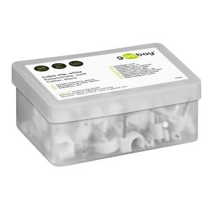 GOOBAY ρόκα στήριξης καλωδίων 17080, 8mm, λευκό, 100τμχ | eLabstore.gr GOOBAY ρόκα στήριξης καλωδίων 17080, 8mm, λευκό, 100τμχ | eLabstore.gr