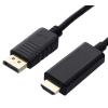 POWERTECH καλώδιο DisplayPort σε HDMI CAB-DP070, 1080p, 1.5m, μαύρο | Καλώδια - Αντάπτορες | elabstore.gr