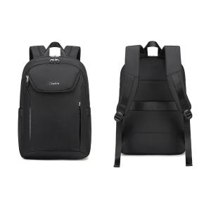 CHANTRIA γυναικεία τσάντα πλάτης CB00638 με θήκη laptop 15.6", 20.2L, μαύρη | Προσωπική Φροντίδα | elabstore.gr