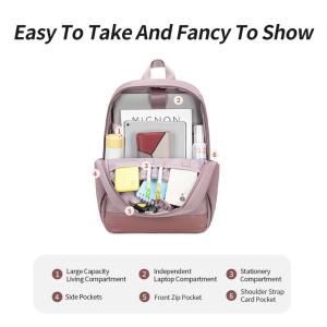CHANTRIA γυναικεία τσάντα πλάτης CB00648 με θήκη laptop 14", 14.3L, χακί | Προσωπική Φροντίδα | elabstore.gr