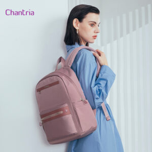 CHANTRIA γυναικεία τσάντα πλάτης CB00649 με θήκη laptop 14", 14.3L, μωβ | Προσωπική Φροντίδα | elabstore.gr