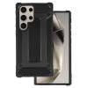 POWERTECH θήκη Armor Carbon MOB-1965 για Samsung Galaxy S24 Ultra, μαύρη | Αξεσουάρ κινητών | elabstore.gr