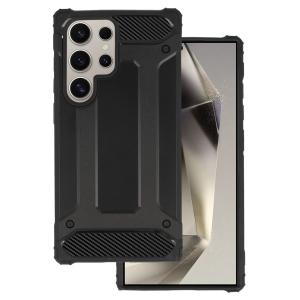 POWERTECH θήκη Armor Carbon MOB-1965 για Samsung Galaxy S24 Ultra, μαύρη | Αξεσουάρ κινητών | elabstore.gr