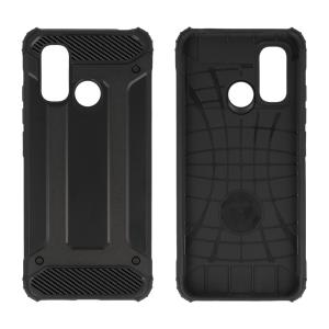 POWERTECH θήκη Armor Carbon MOB-1966 για Xiaomi Redmi 12C/11A, μαύρη | Αξεσουάρ κινητών | elabstore.gr