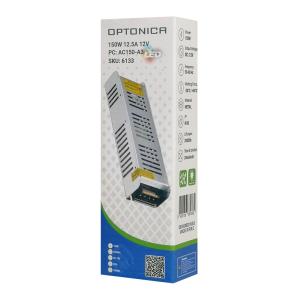 OPTONICA τροφοδοτικό LED καλωδιοταινίας 6133, 150W, 12V/12.5A | eLabstore.gr OPTONICA τροφοδοτικό LED καλωδιοταινίας 6133, 150W, 12V/12.5A | Φωτισμός | elabstore.gr