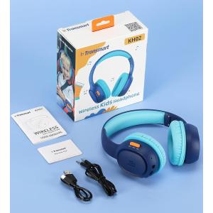 TRONSMART headphones για παιδιά KH02, ασύρματα & ενσύρματα, μπλε | Αξεσουάρ κινητών | elabstore.gr