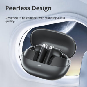 TRONSMART earphones με θήκη φόρτισης Sounfii R4, TWS, ENC, 12mm, μαύρο | Αξεσουάρ κινητών | elabstore.gr