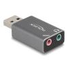 DELOCK εξωτερική κάρτα ήχου 66633, 2x 3.5mm, USB σύνδεση, γκρι | eLabstore.gr DELOCK εξωτερική κάρτα ήχου 66633, 2x 3.5mm, USB σύνδεση, γκρι | PC & Αναβάθμιση | elabstore.gr