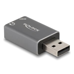 DELOCK εξωτερική κάρτα ήχου 66633, 2x 3.5mm, USB σύνδεση, γκρι | eLabstore.gr DELOCK εξωτερική κάρτα ήχου 66633, 2x 3.5mm, USB σύνδεση, γκρι | PC & Αναβάθμιση | elabstore.gr