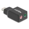DELOCK εξωτερική κάρτα ήχου 67128, 2x 3.5mm, USB-C σύνδεση, μαύρη | eLabstore.gr DELOCK εξωτερική κάρτα ήχου 67128, 2x 3.5mm, USB-C σύνδεση, μαύρη | PC & Αναβάθμιση | elabstore.gr