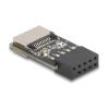 DELOCK αντάπτορας USB 2.0 Pin σε USB Type-E Key A 67175 | Καλώδια - Αντάπτορες | elabstore.gr