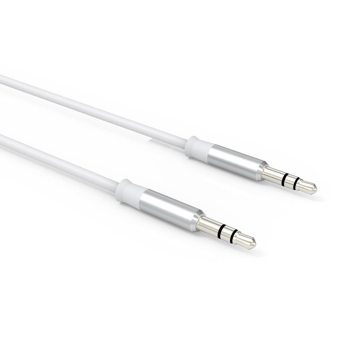 LDNIO καλώδιο ήχου 3.5mm LS-Y02, AUX, 1m, λευκό | eLabstore.gr LDNIO καλώδιο ήχου 3.5mm LS-Y02, AUX, 1m, λευκό | Καλώδια - Αντάπτορες | elabstore.gr