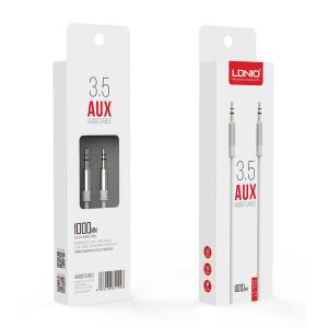 LDNIO καλώδιο ήχου 3.5mm LS-Y02, AUX, 1m, λευκό | eLabstore.gr LDNIO καλώδιο ήχου 3.5mm LS-Y02, AUX, 1m, λευκό | Καλώδια - Αντάπτορες | elabstore.gr