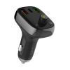 LDNIO FM Transmitter & φορτιστής C704Q, 2x USB/1x USB-C, 36W, Bluetooth, μαύρο | Gadgets - Αξεσουάρ | elabstore.gr